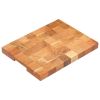 Chopping Board 15.7"x11.8"x1.5" Solid Acacia Wood